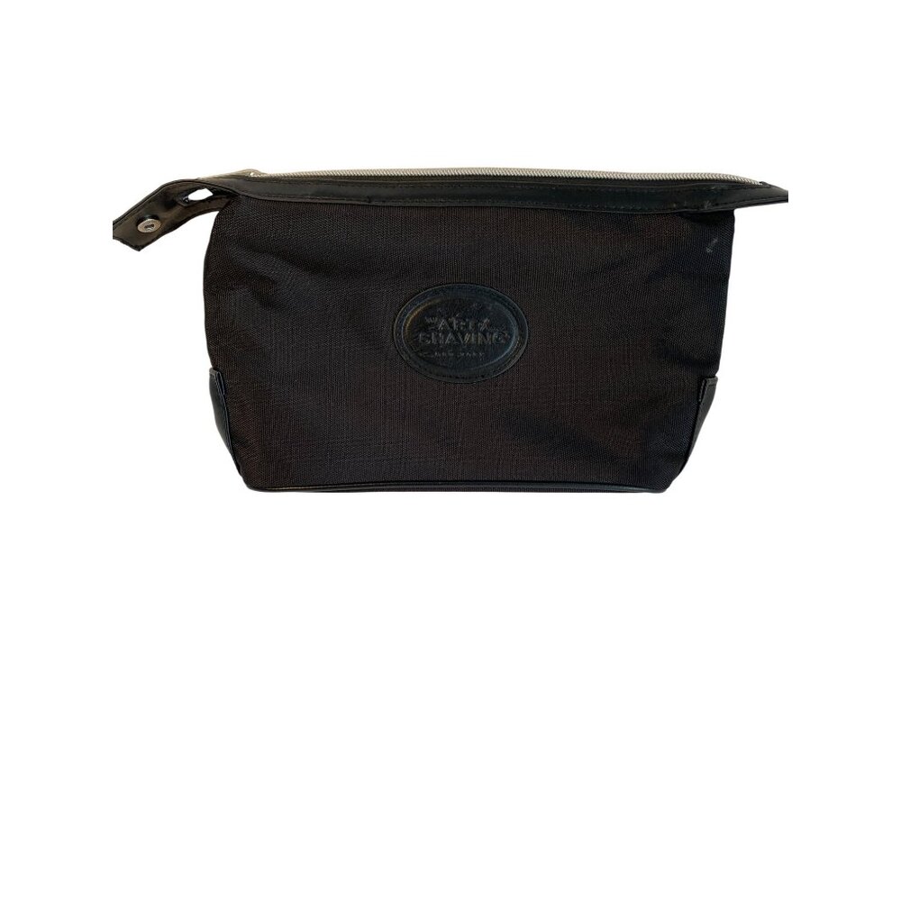 The Art Of Shaving Black Nylon Travel Toiletry Bag With Zipper Closure For Mens